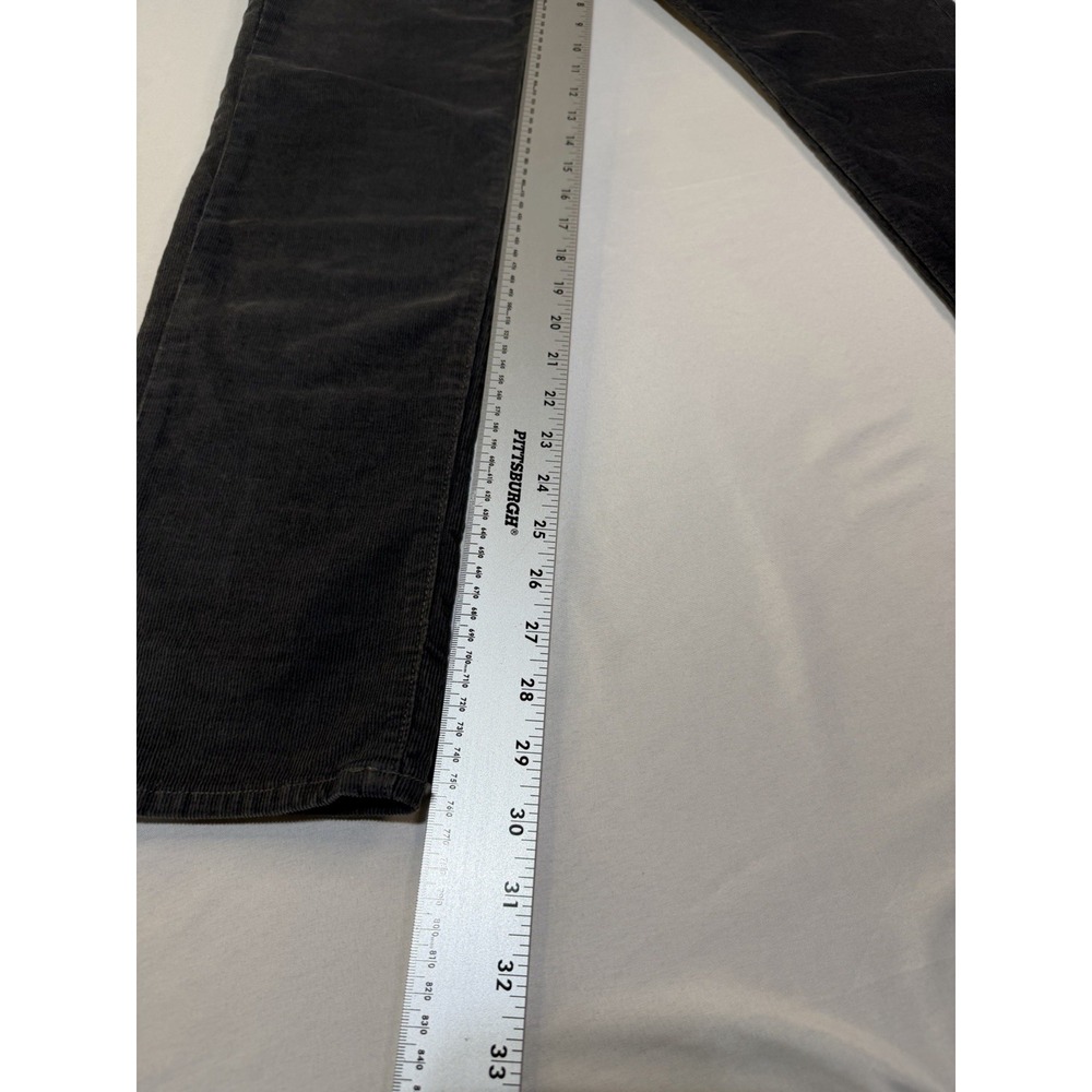 Eddie Bauer Women's Size 6 Corduroy Pants Boyfriend Slim Fit , Leg‎ Relaxed Gray - Picture 3 of 9